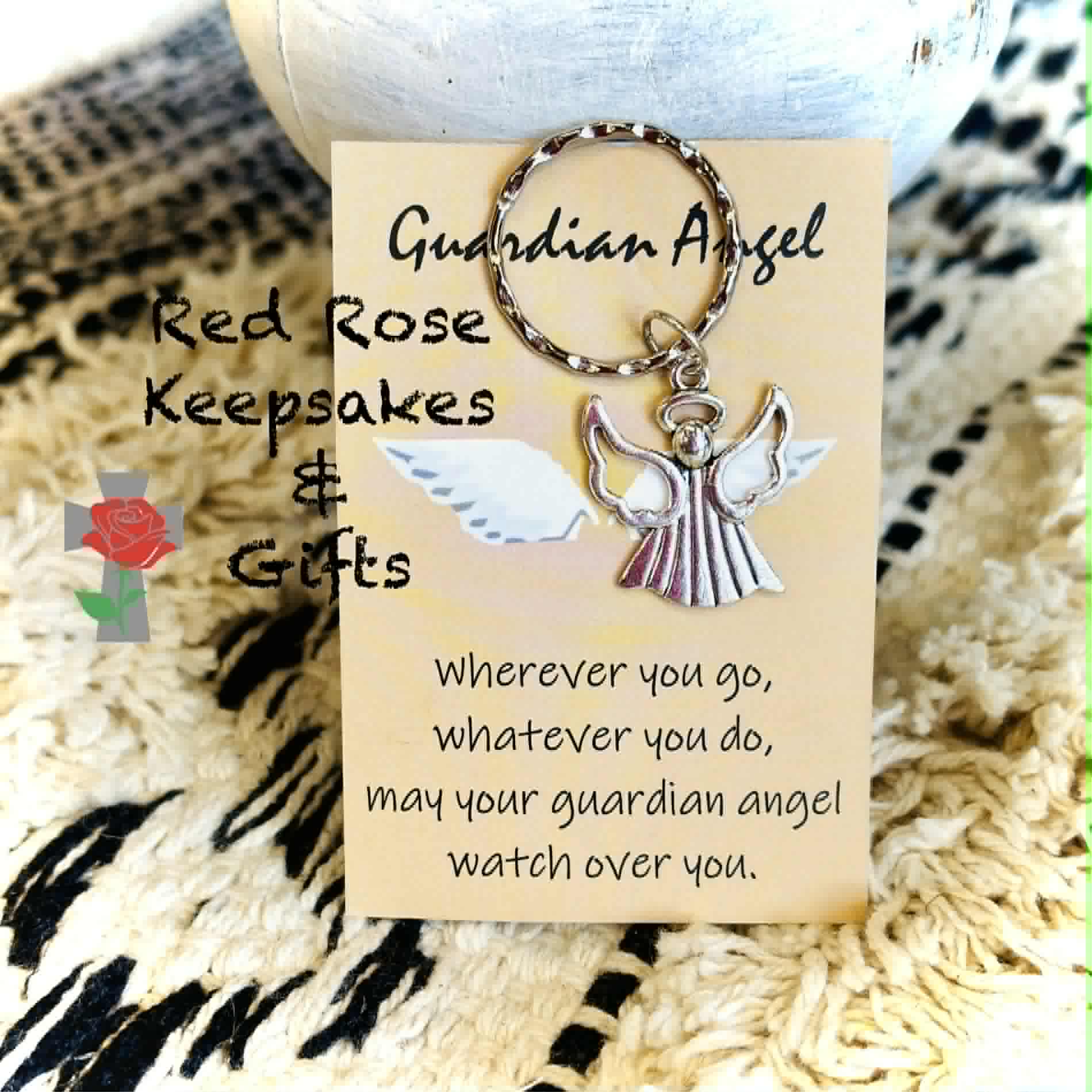 Guardian Angel Keychain