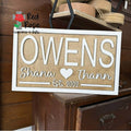 Custom Wooden Name Plaque