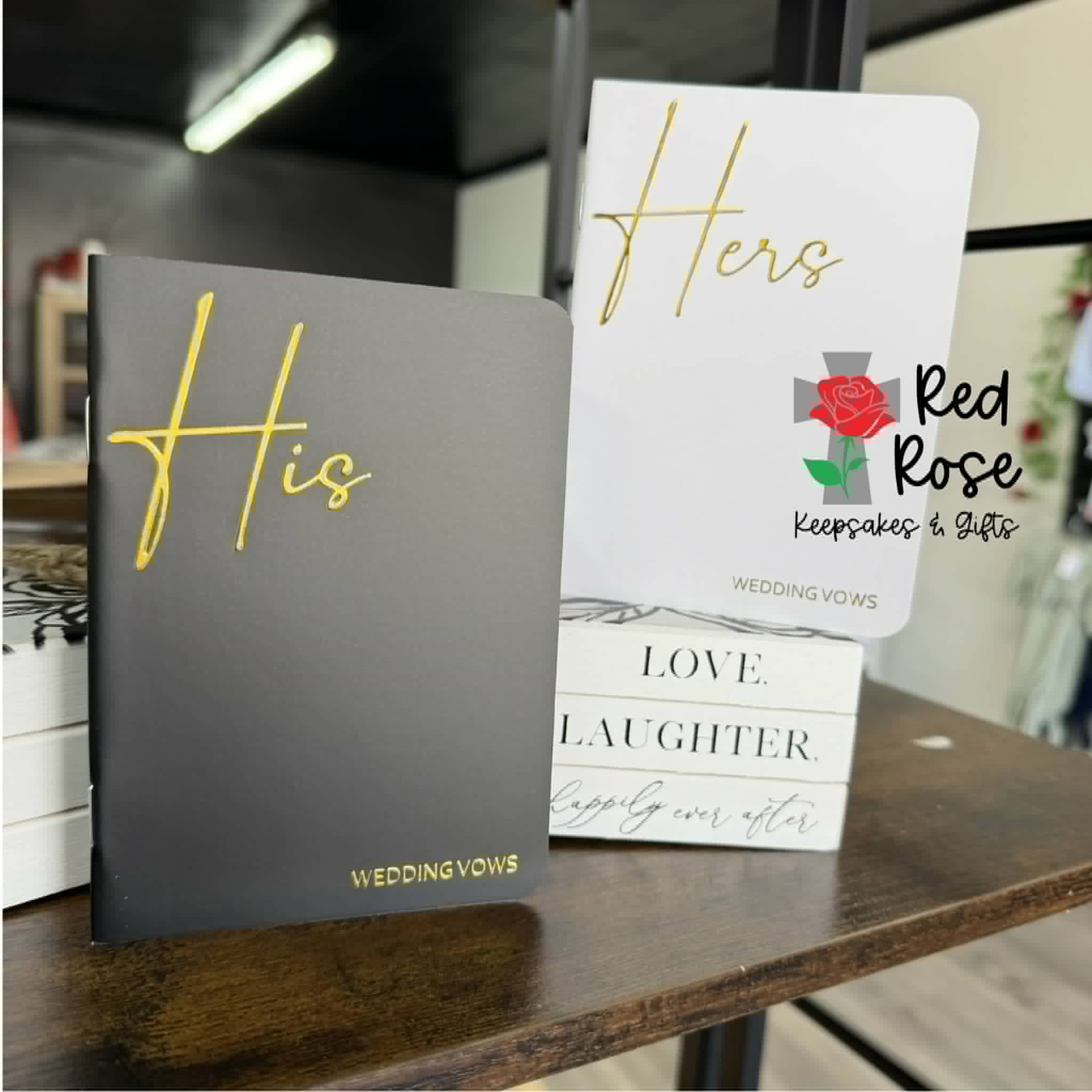 Wedding Vow Book His & Hers
