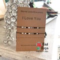 Morse Code I Love You Bracelet