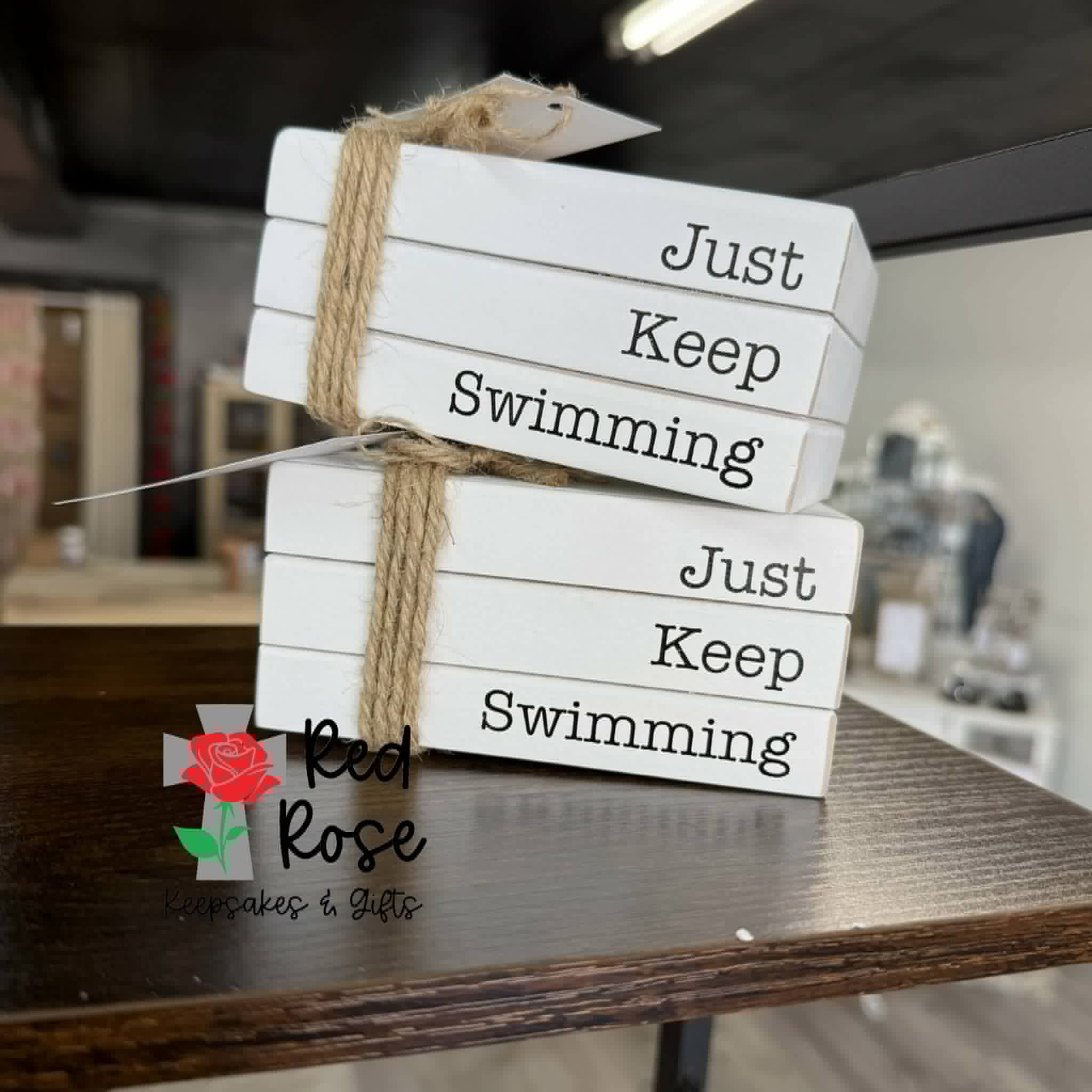 Keep Swimming Book Block