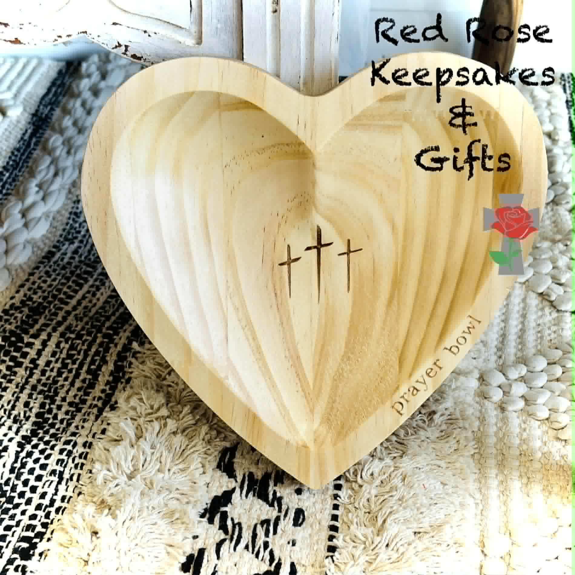 Large Heart Prayer Bowl