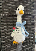 Crochet Goose Plastic Bag Holder