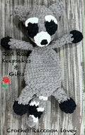 Crochet Raccoon Lovey